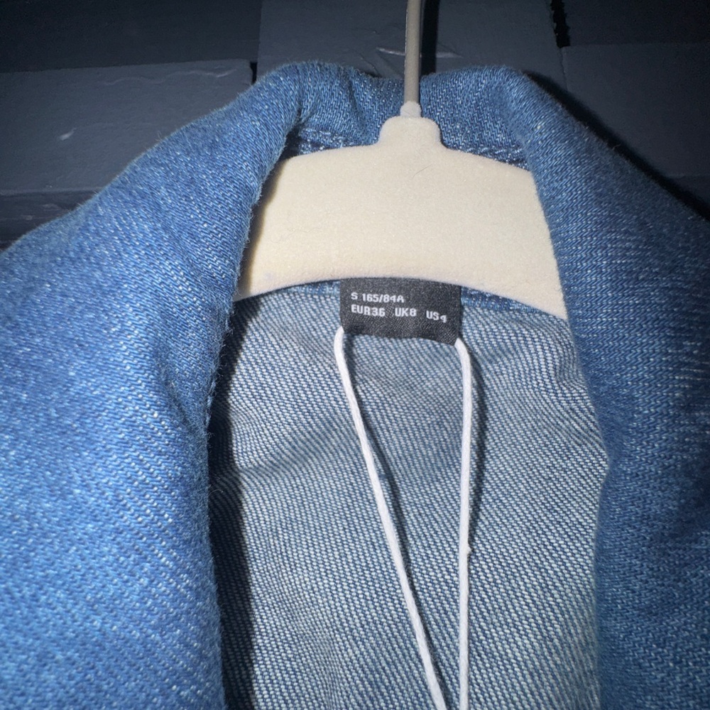 Amazon Dark Blue Denim Jumpsuit with Gold Accent Buttons - Picture 11 of 15